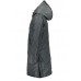 NoBell Baggy long hooded jacket Grey Navy Q207-3205